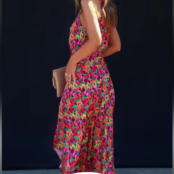 NEW - VICI brand colorful midi dress - Picture 2 of 9